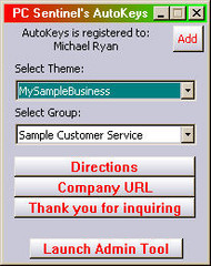 PCSentinels AutoKeys: Auto Typing and Data Entry! screenshot